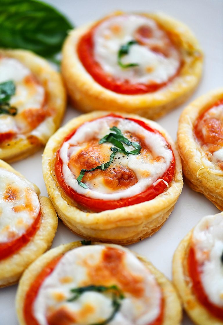 Tomato and Mozzarella Tarts