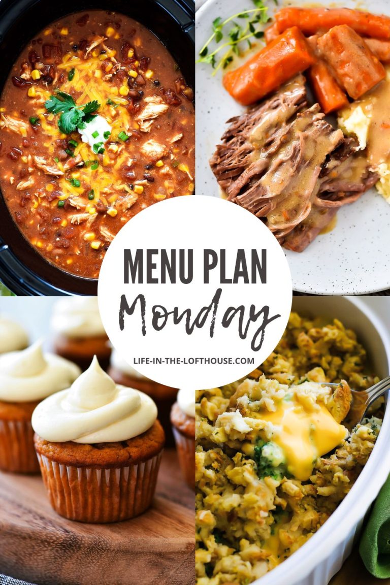 Menu Plan Monday is a collection of family favorite recipes from dinner to dessert.