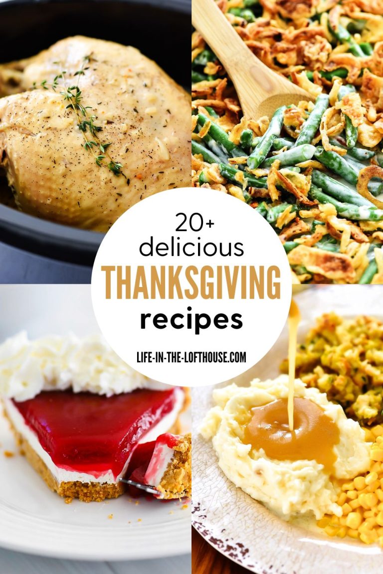 20+ Delicious Thanksgiving Recipes. Main courses, side dishes, breads, desserts.
