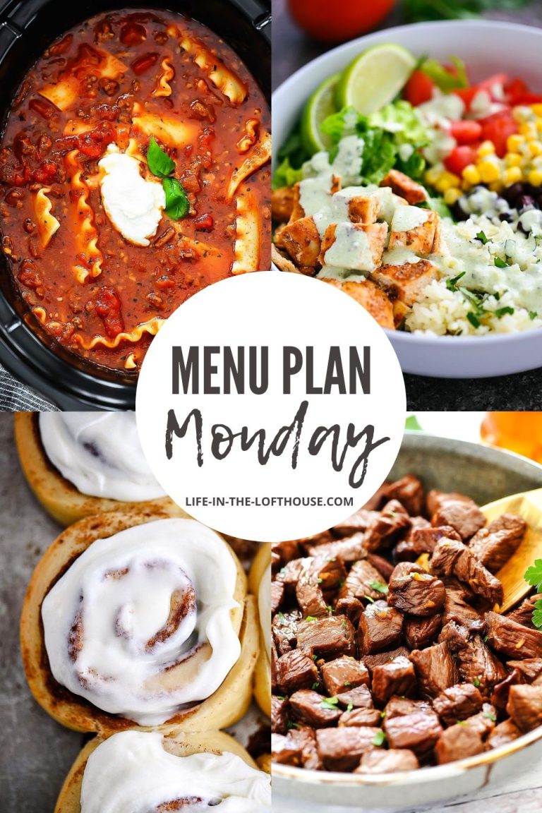 Menu Plan Monday is a collection of family favorite recipes from dinner to dessert.
