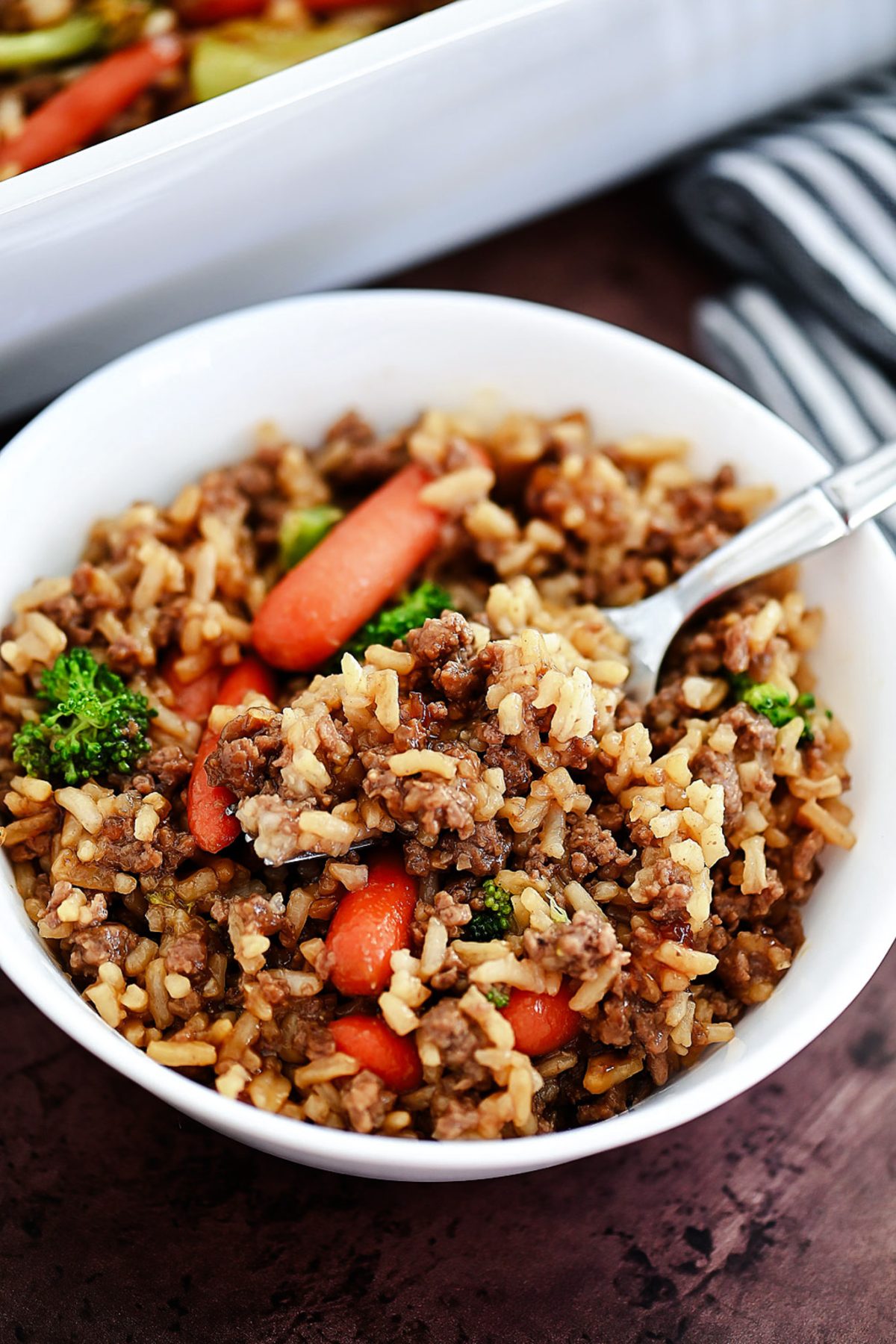 Teriyaki Beef Casserole