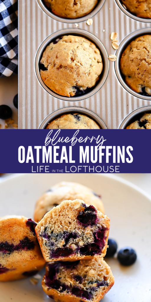 Blueberry Oatmeal Muffins