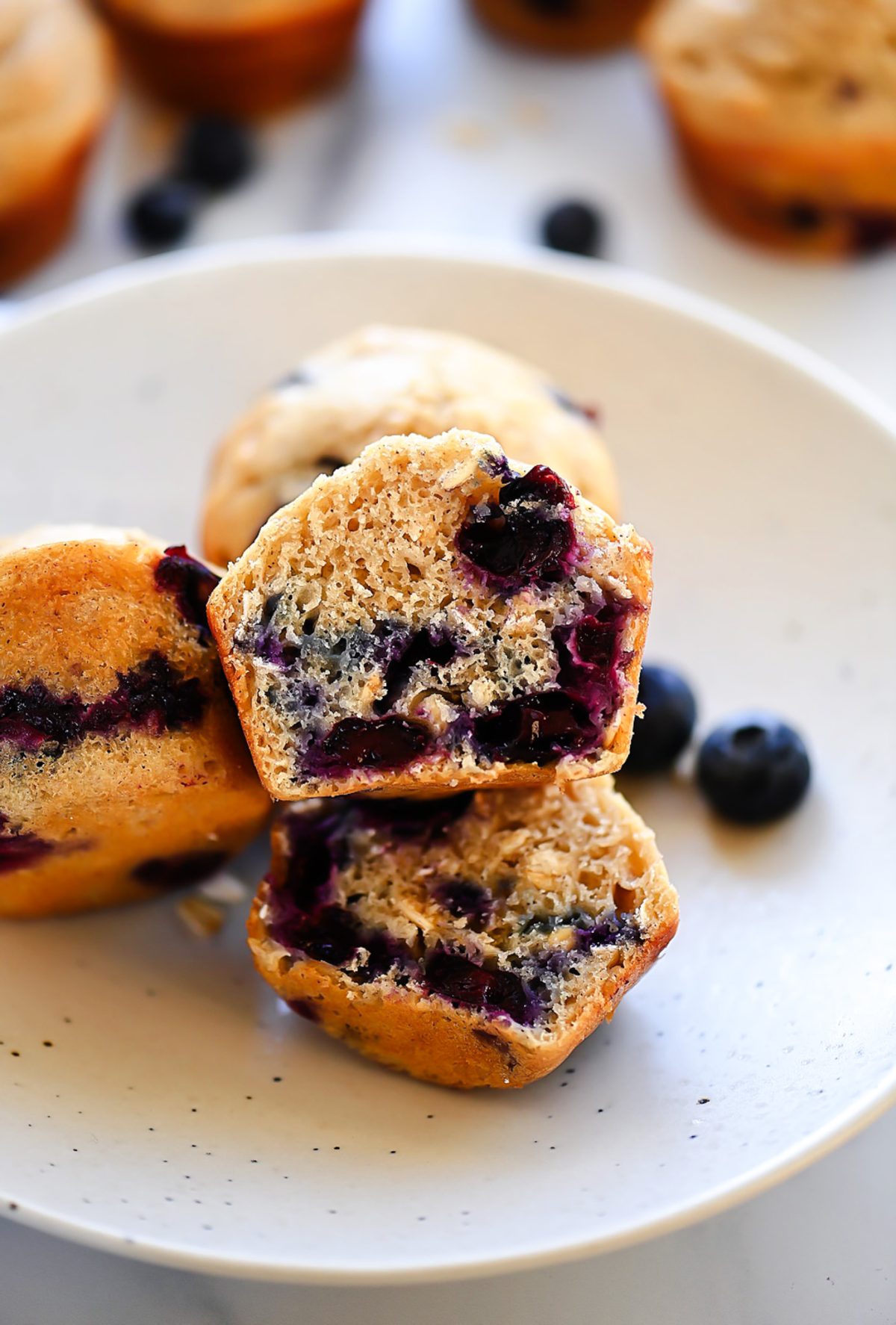 Healthy Blueberry Muffins
