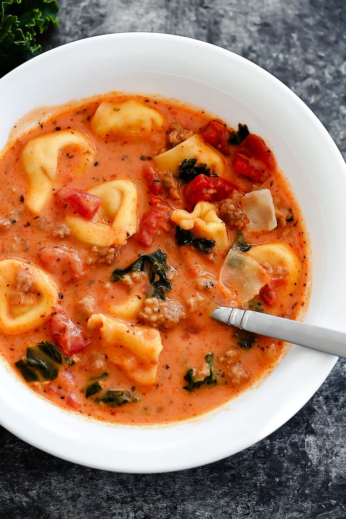 Sausage Tortellini Soup