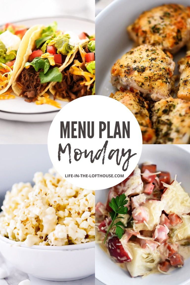 Menu Plan Monday is a collection of family favorite recipes from dinner to dessert.
