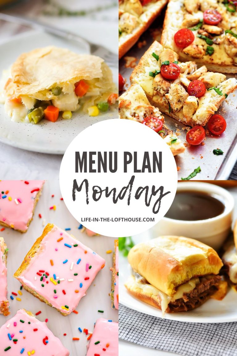 Menu Plan Monday is a collection of family favorite recipes from dinner to dessert.