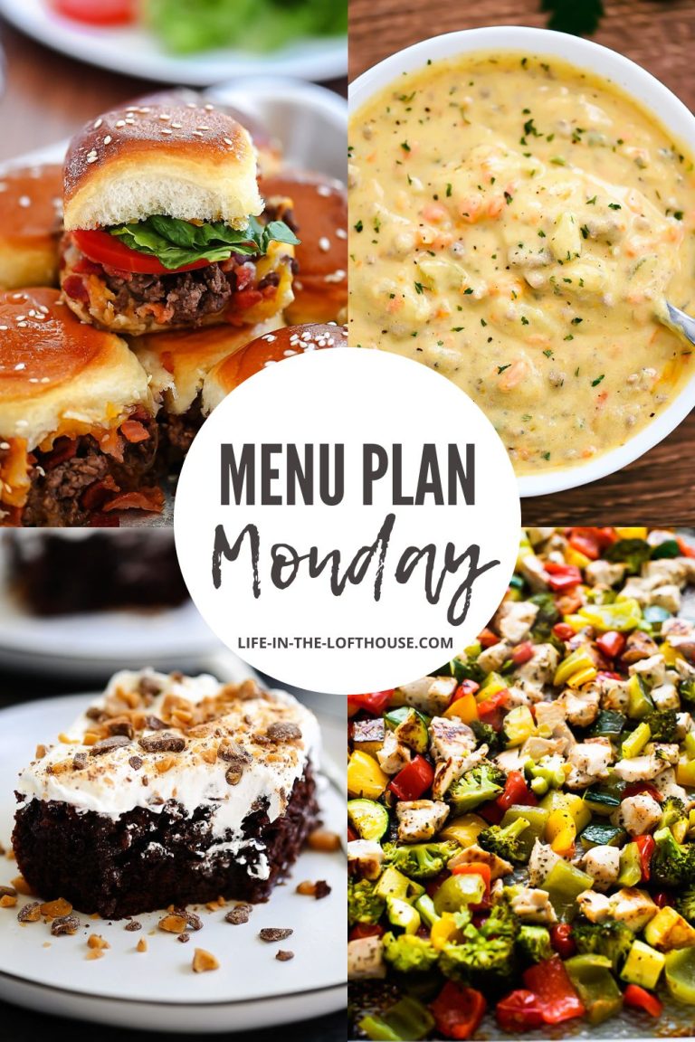 Menu Plan Monday is a collection of family favorite recipes from dinner to dessert.
