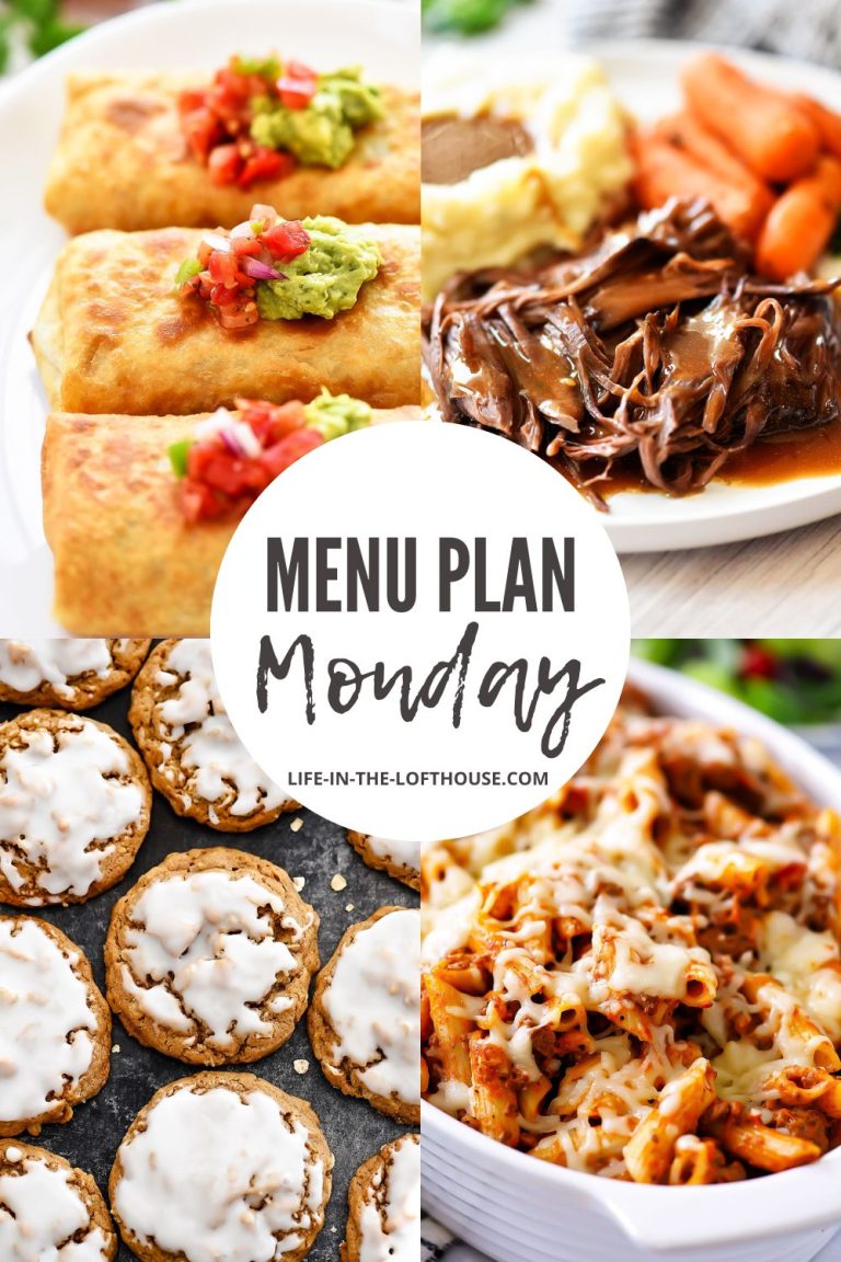 Menu Plan Monday is a collection of family favorite recipes from dinner to dessert.
