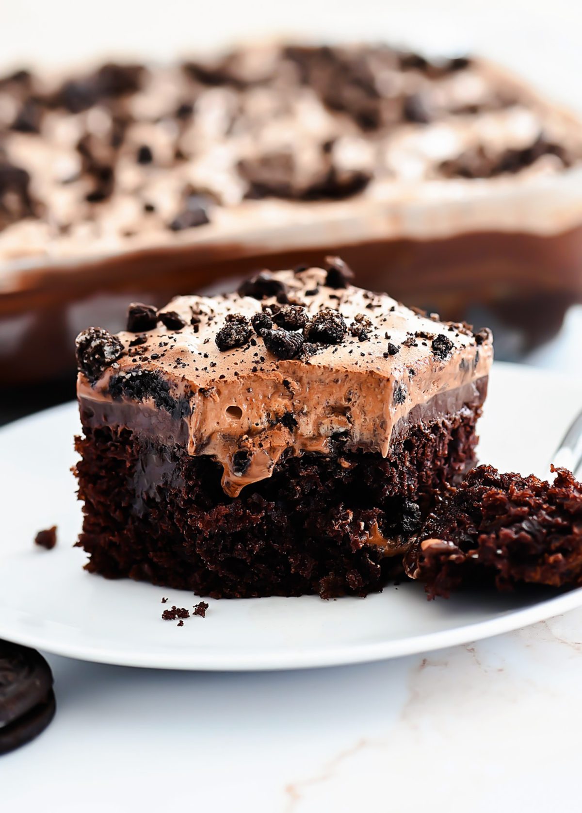 Oreo Hot Fudge Pudding Cake