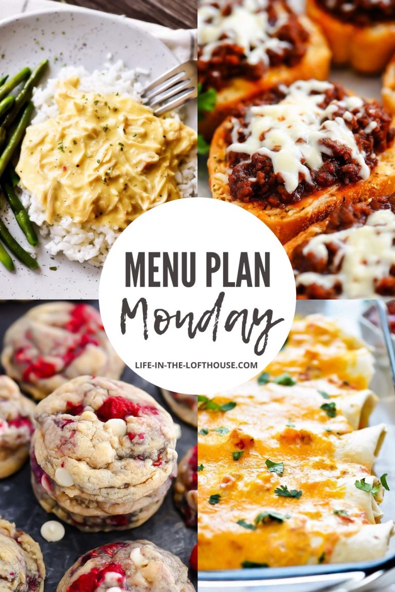 Menu Plan Monday is a collection of family favorite recipes from dinner to dessert.