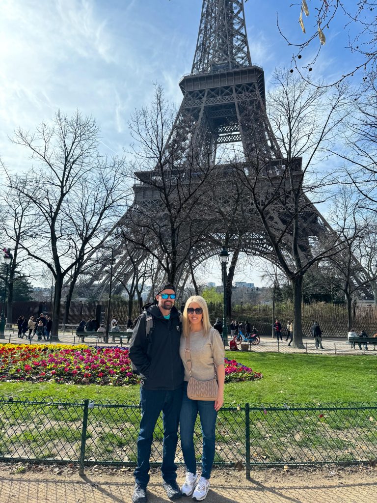 Kale and Holly Lofthouse in Paris for About Page Picture for Life In The Lofthouse blog