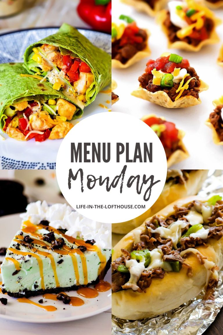 Menu Plan Monday is a collection of family favorite recipes from dinner to dessert.