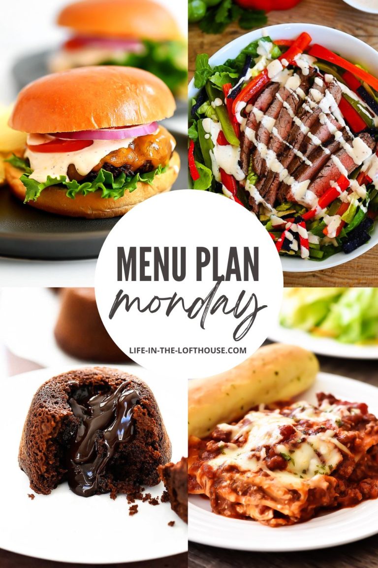 Menu Plan Monday is a collection of family favorite recipes from dinner to dessert.