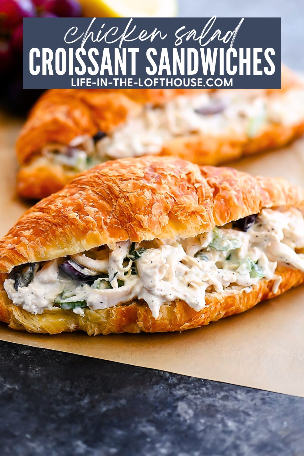 Chicken Salad Croissant Sandwiches