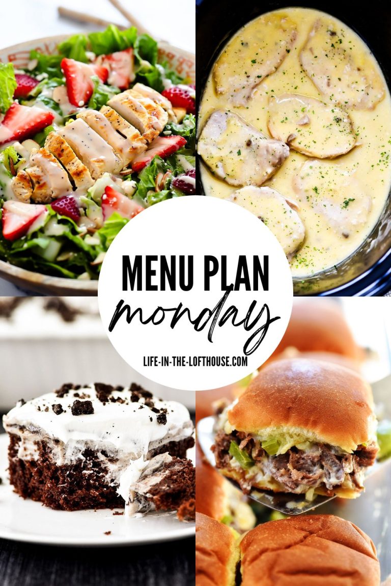 Menu Plan Monday is a collection of family favorite recipes from dinner to dessert.