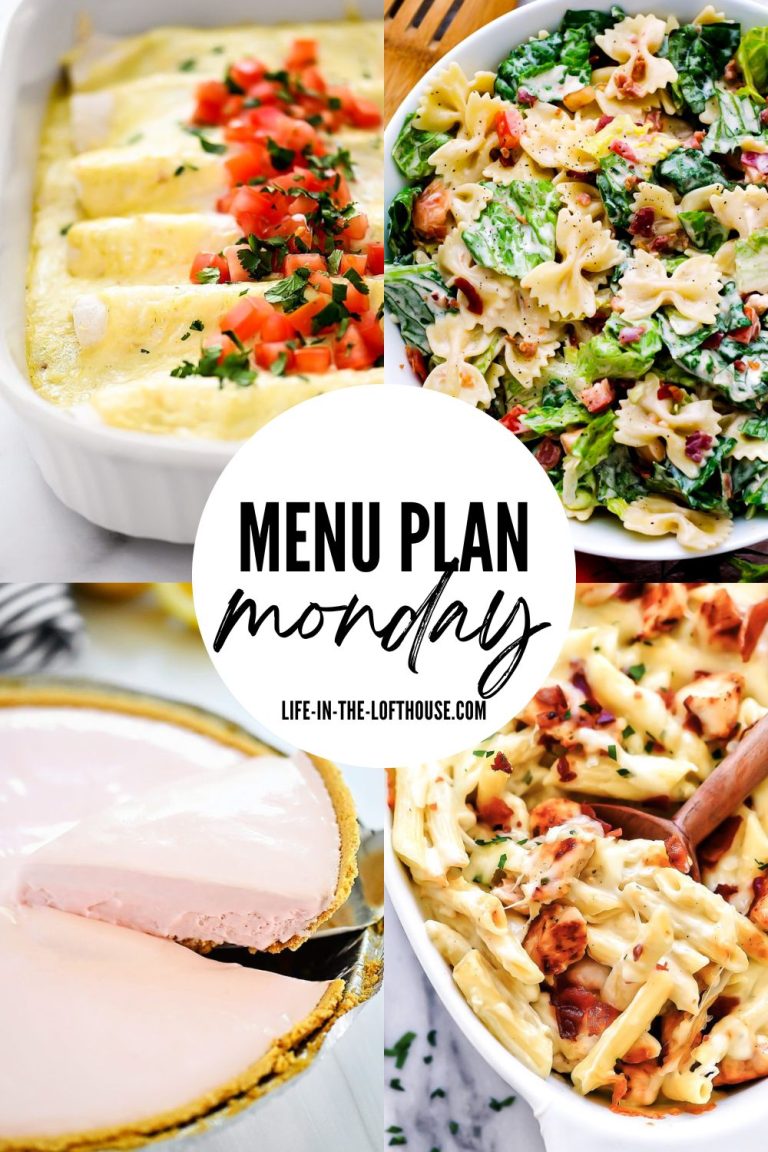 Menu Plan Monday is a collection of family favorite recipes from dinner to dessert.