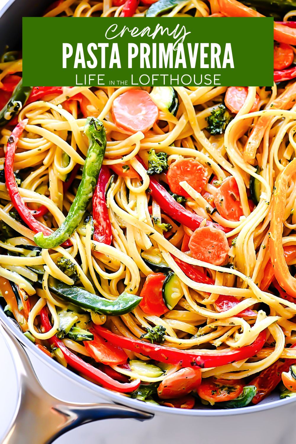 Creamy Pasta Primavera