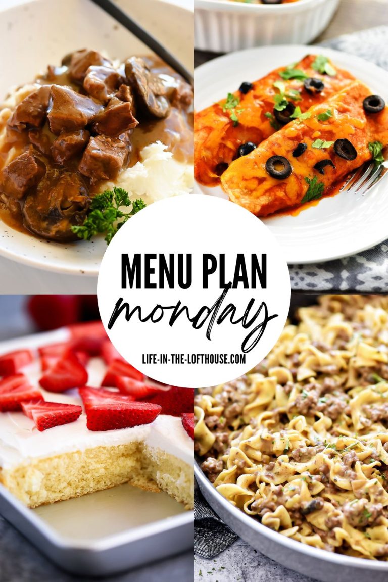 Menu Plan Monday is a collection of family favorite recipes from dinner to dessert.