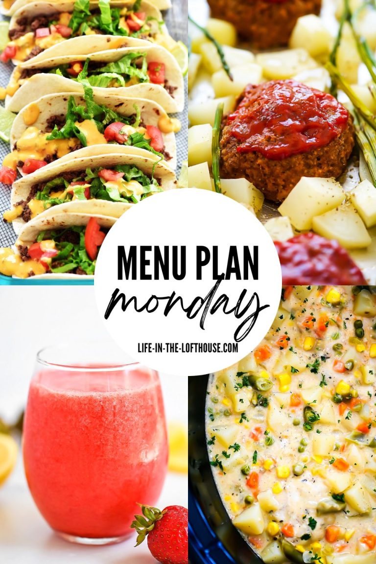 Menu Plan Monday is a collection of family favorite recipes from dinner to dessert.