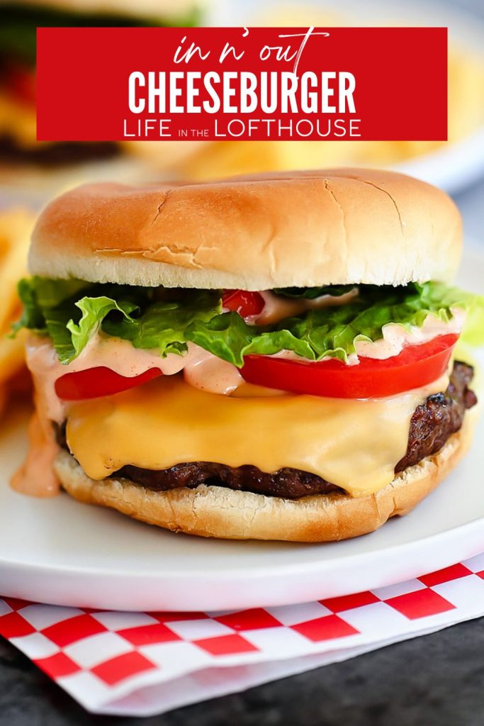 In N' Out Cheeseburger