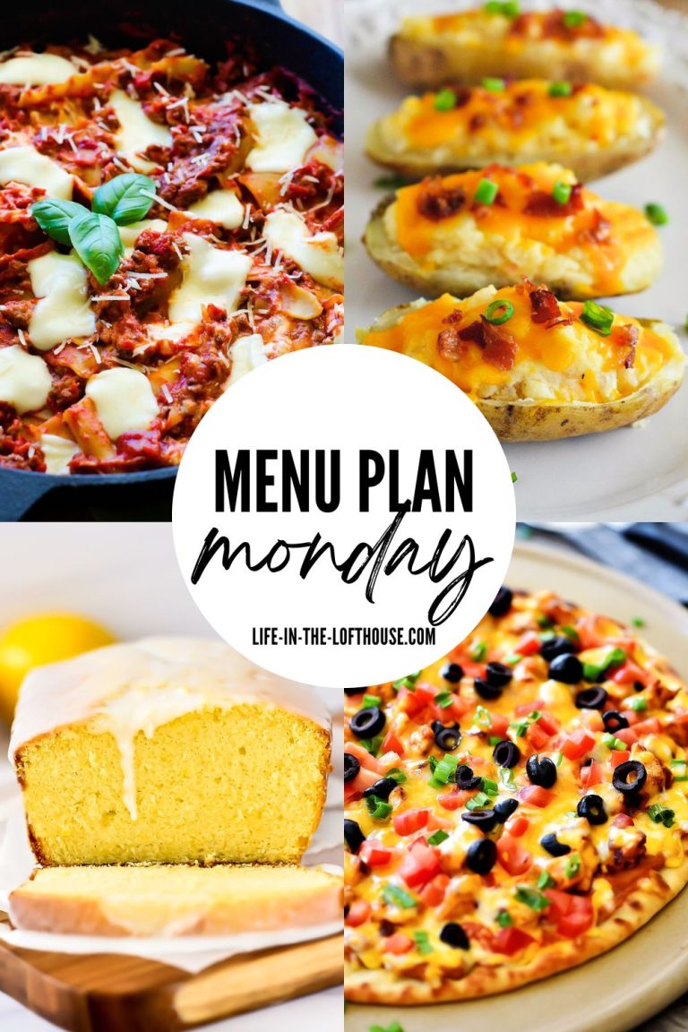 Menu Plan Monday is a collection of family favorite recipes from dinner to dessert.