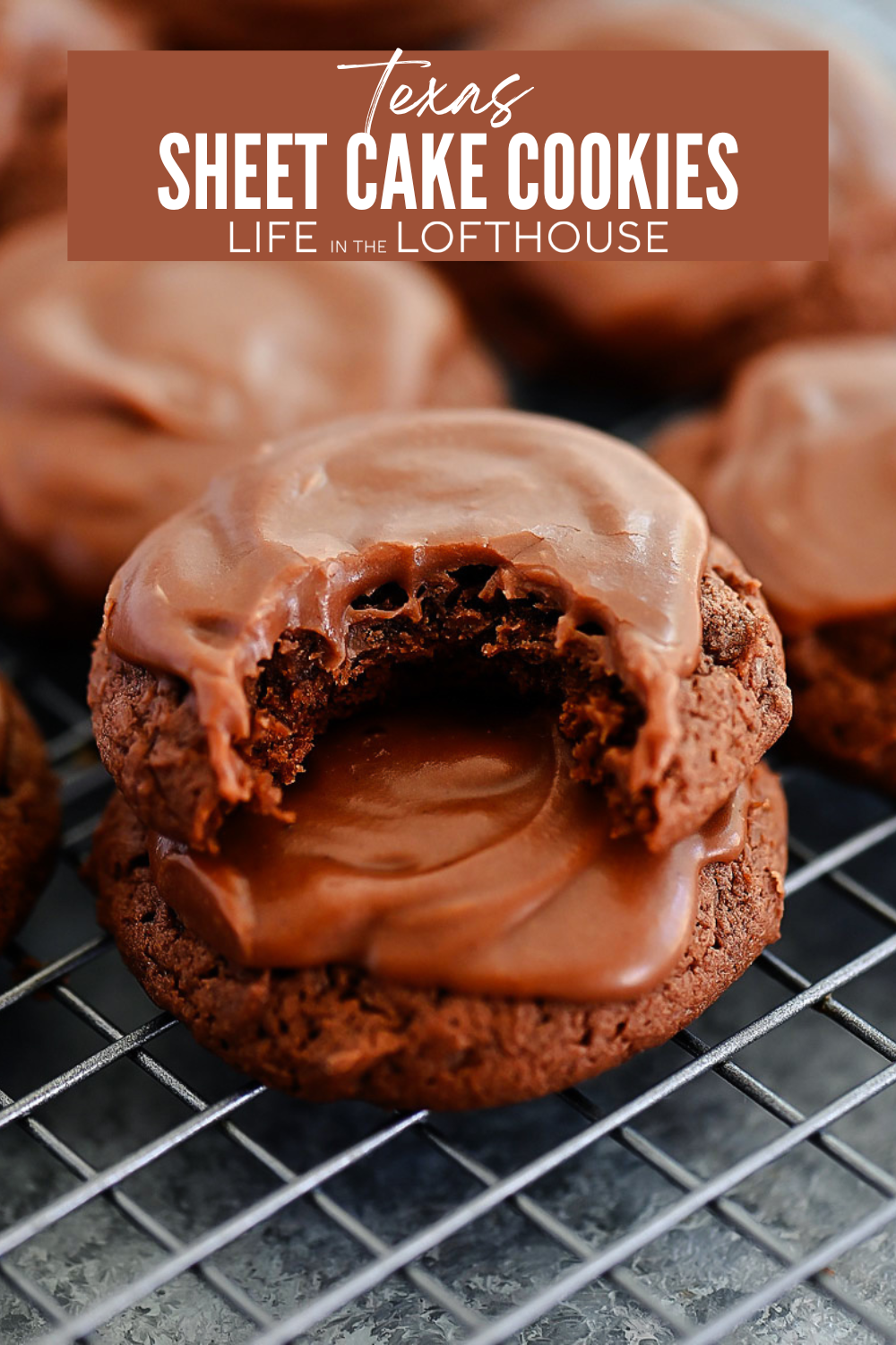 Texas Sheet Cake Cookies Pinterest Pin