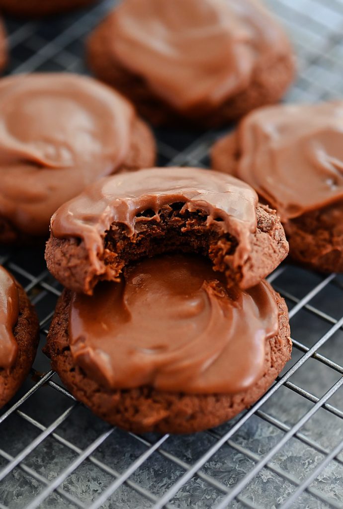 Chocolate Sheet Cake Cookies