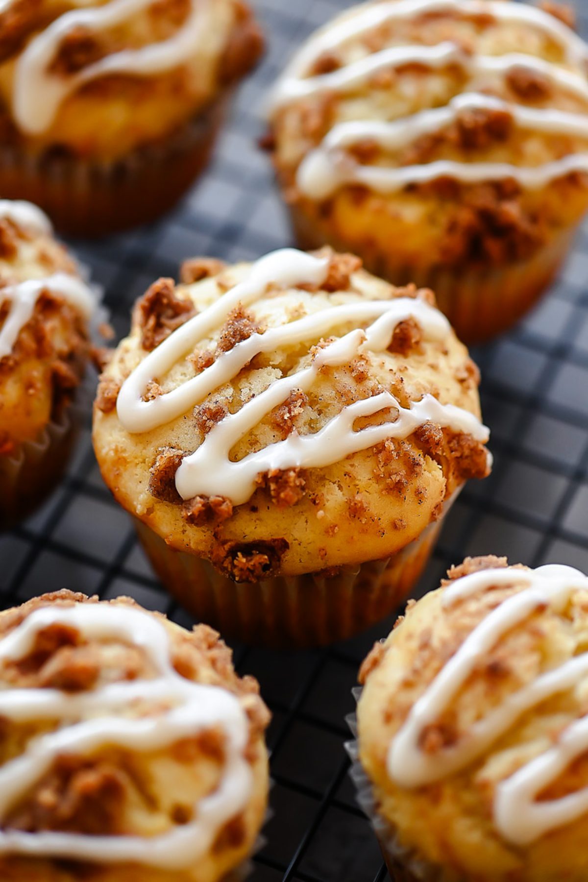 Glazed Cinnamon Muffins