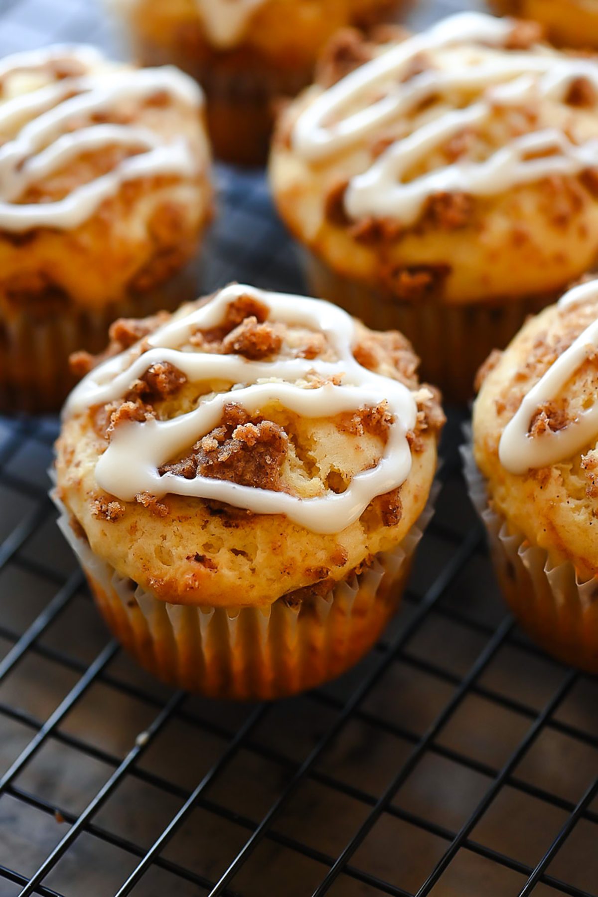 Glazed Cinnamon Muffins