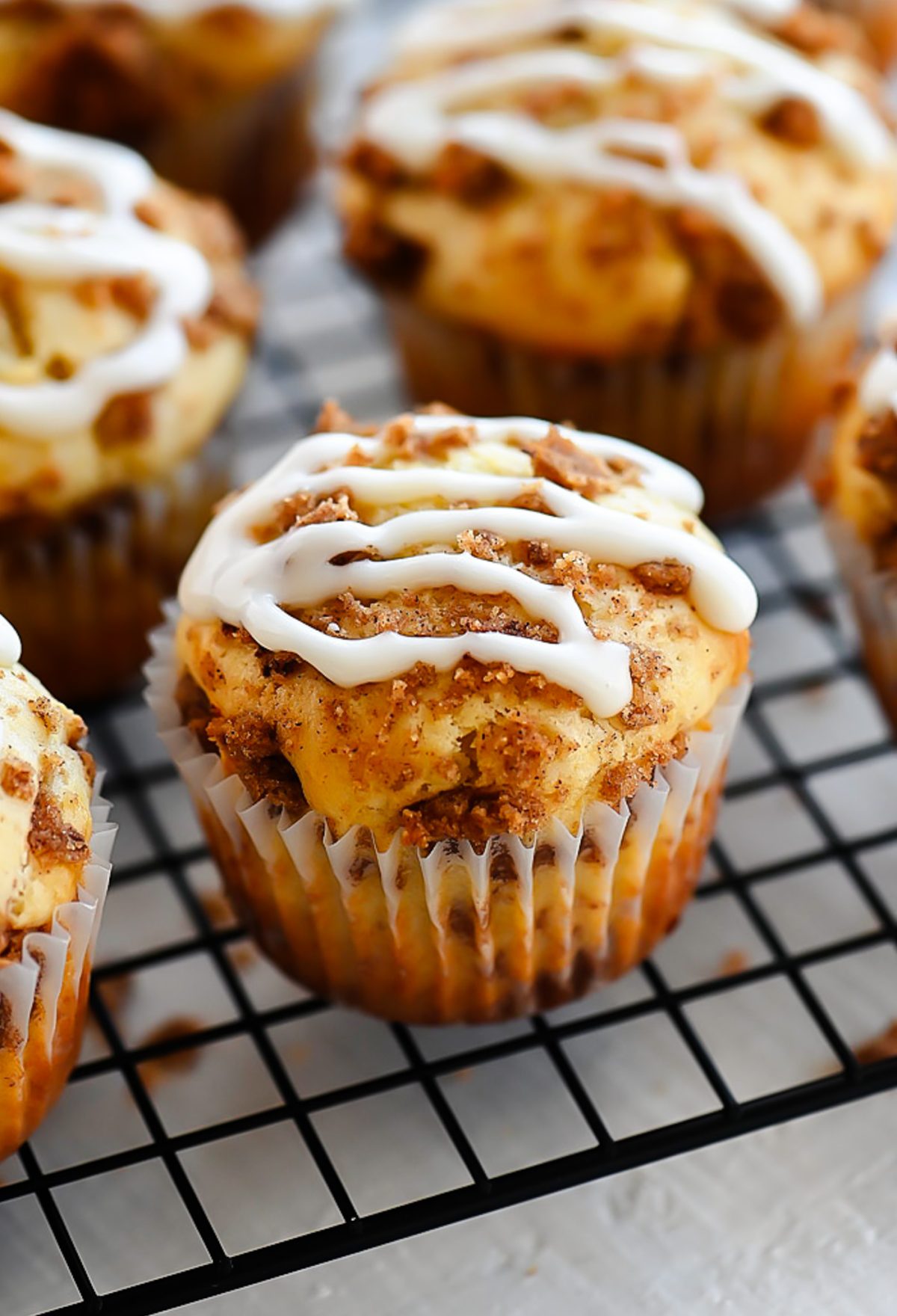 Glazed Cinnamon Muffins