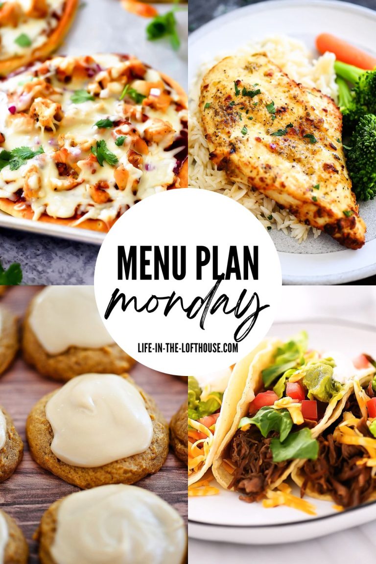 Menu Plan Monday is a collection of family favorite recipes from dinner to dessert.