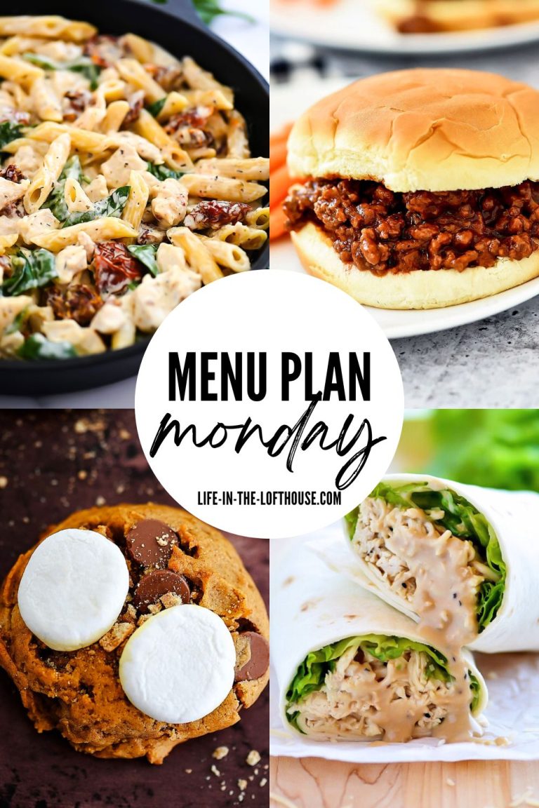 Menu Plan Monday is a collection of family favorite recipes from dinner to dessert.