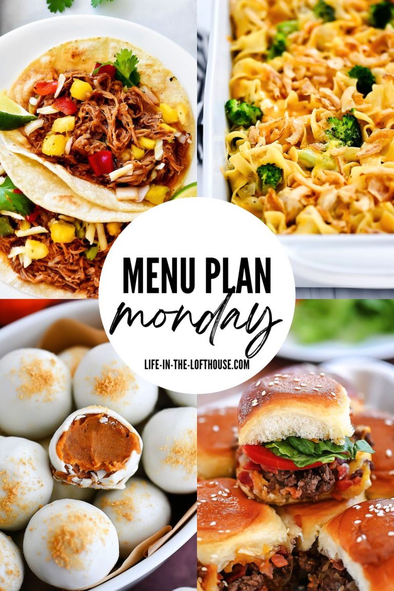 Menu Plan Monday is a collection of family favorite recipes from dinner to dessert.