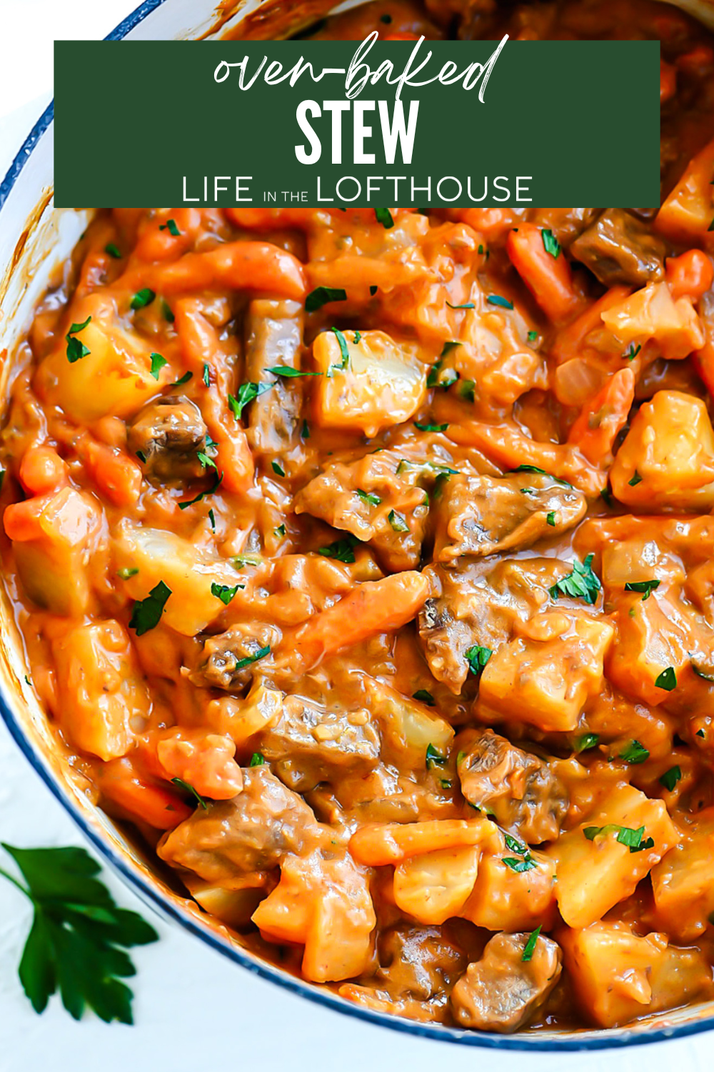 Oven Baked Stew in one pan