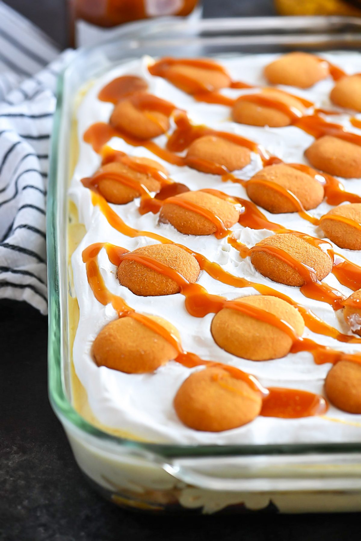 Salted Caramel Banana Pudding