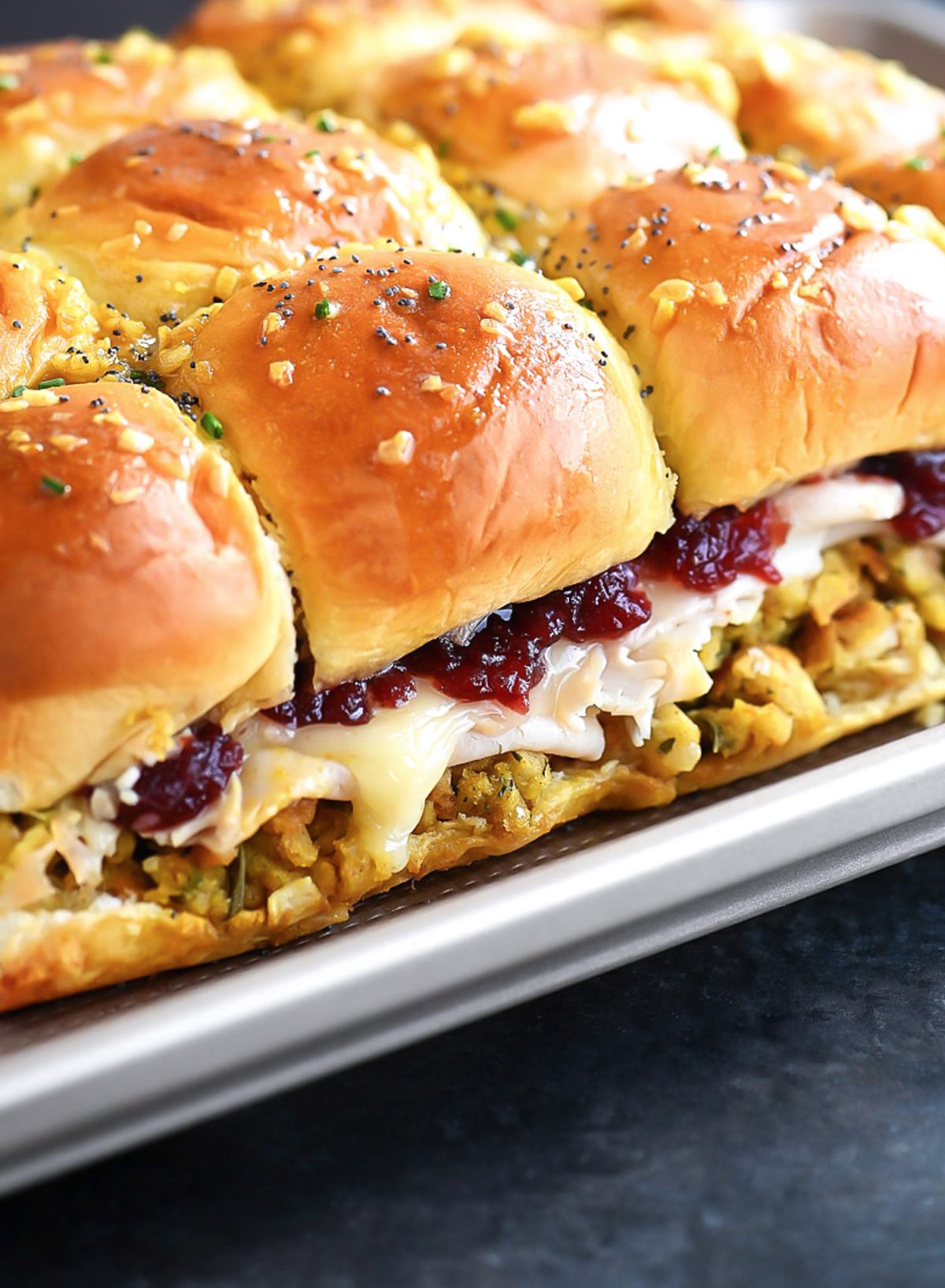 Turkey Cranberry Sliders