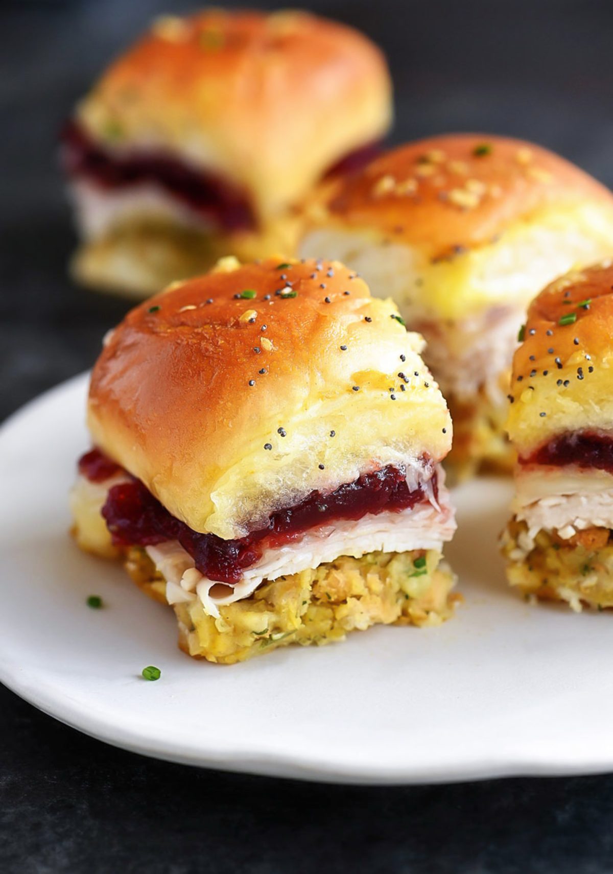 Turkey Cranberry Sliders