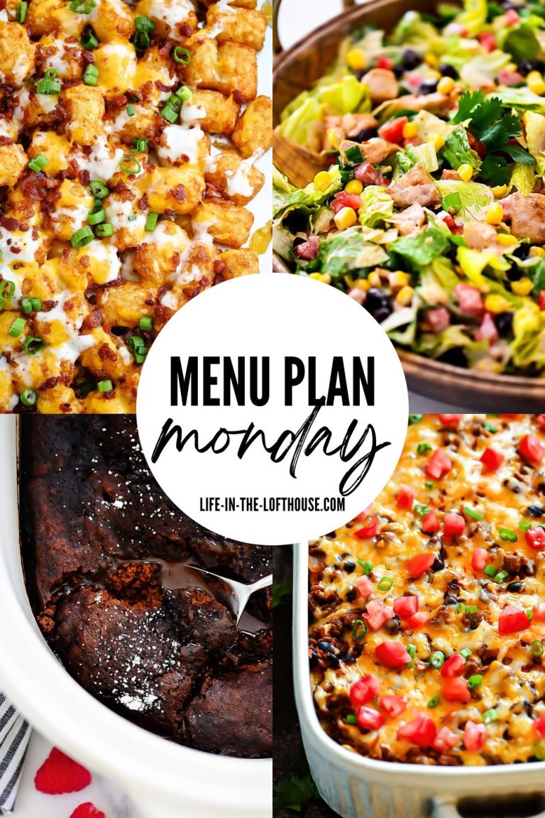 Menu Plan Monday is a collection of family favorite recipes from dinner to dessert.