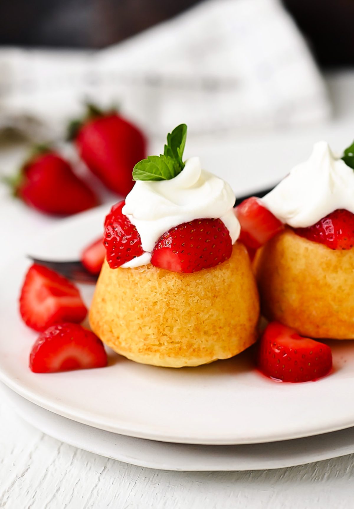 Strawberry Shortcakes with Fresh Whipped Cream