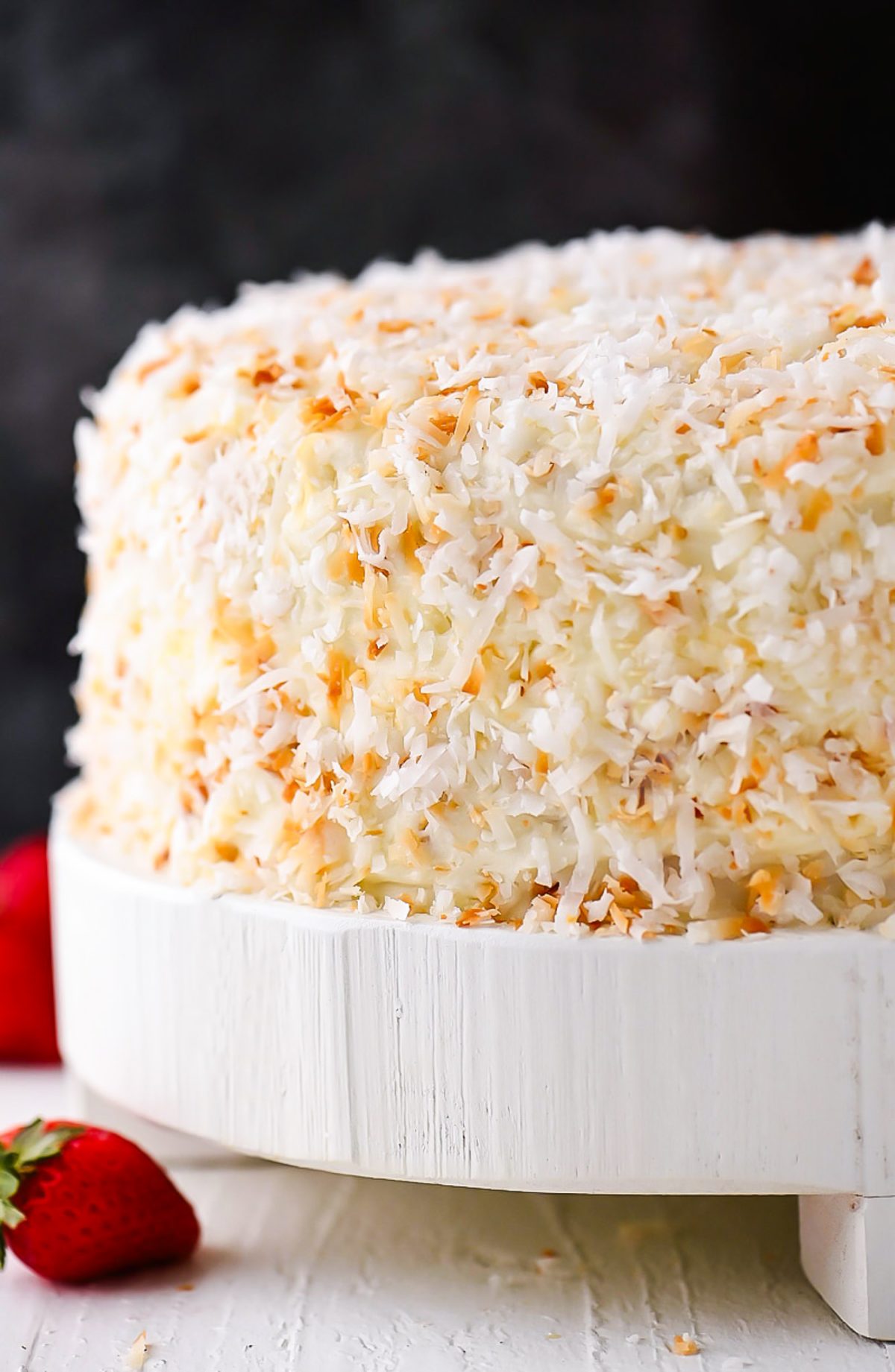 Coconut Cake with Coconut Cream Cheese Frosting