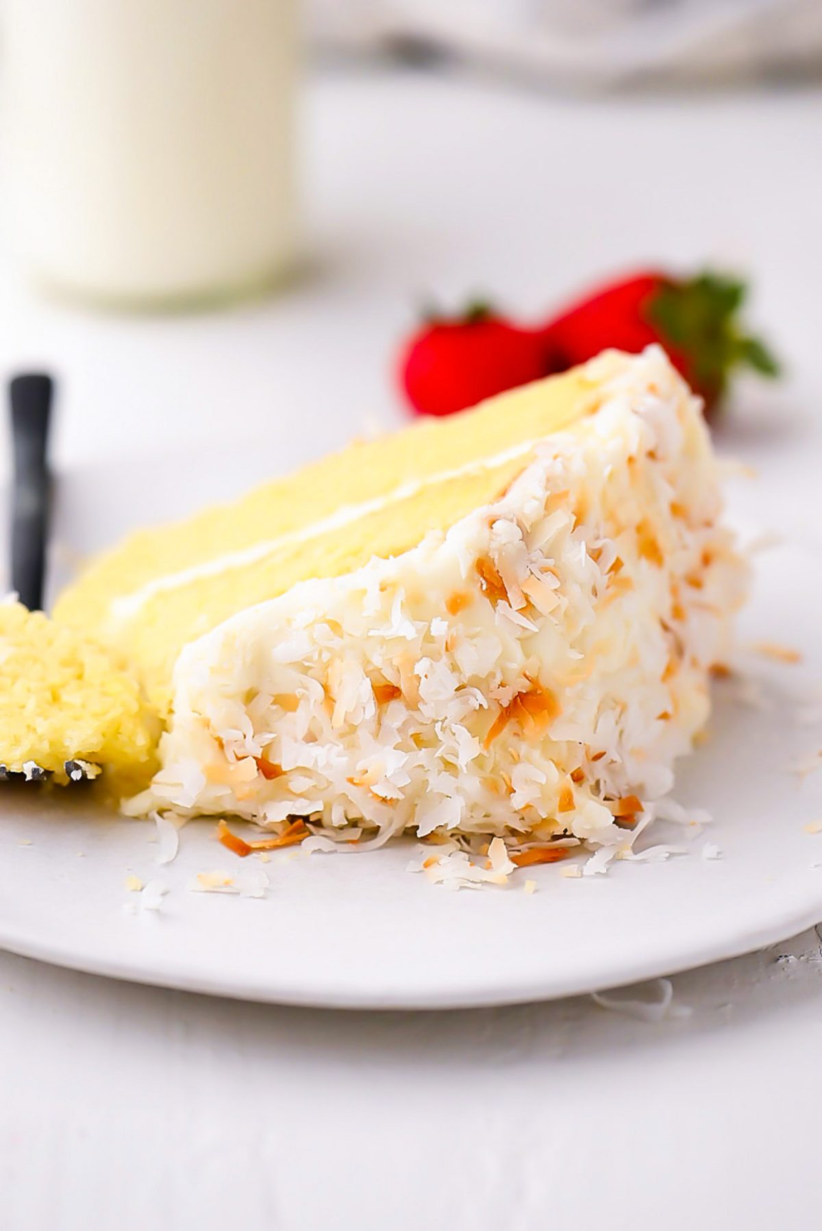 Coconut Cake with Coconut Cream Cheese Frosting