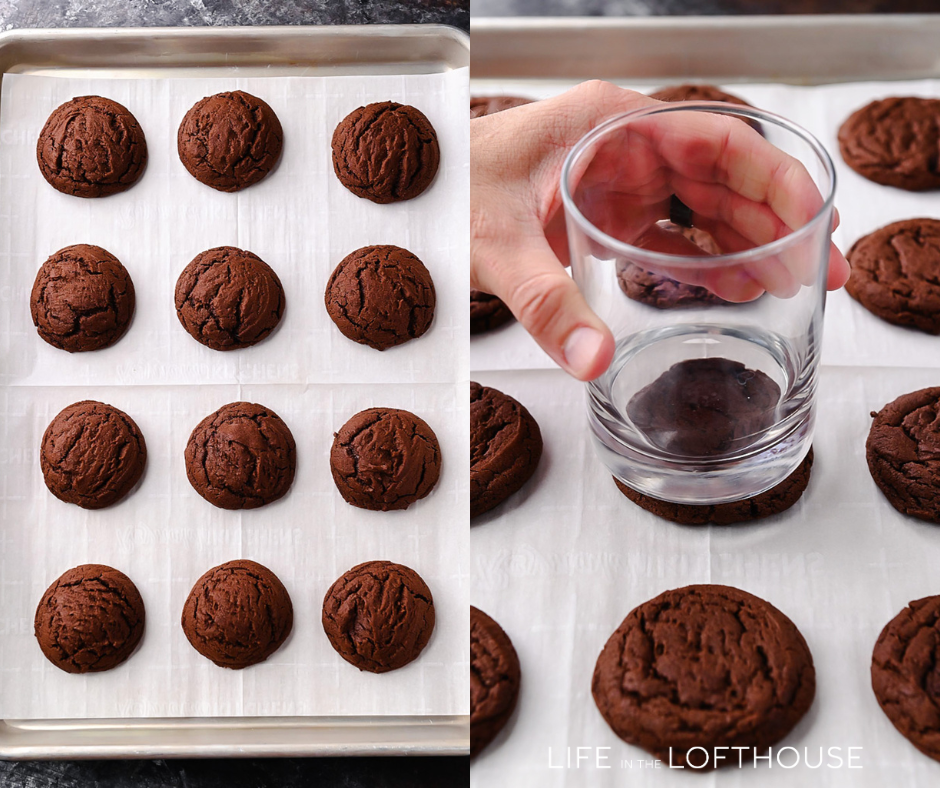 Cosmic Brownie Cookies with Ganache Topping