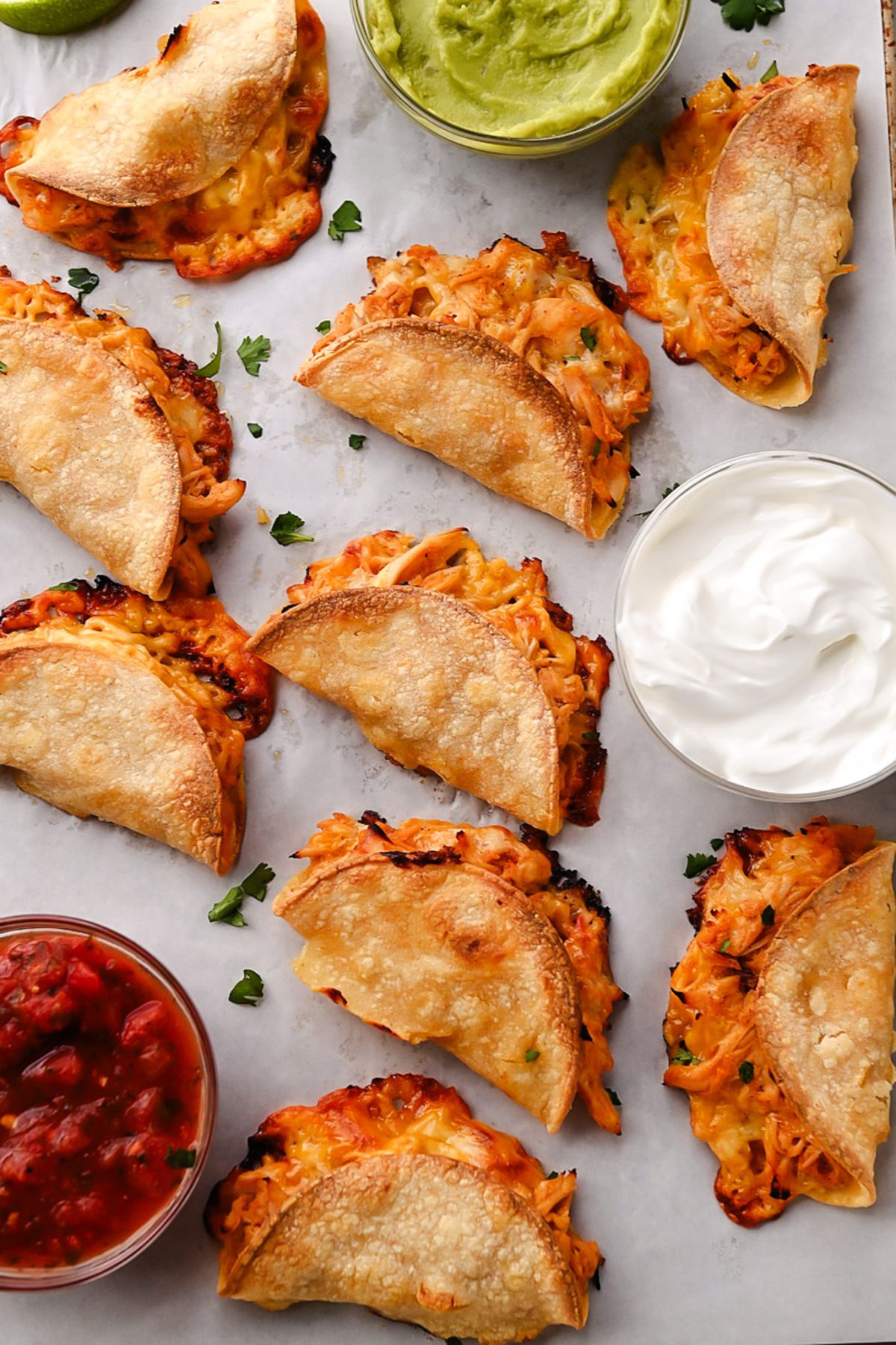 Chicken Tacos with fillings