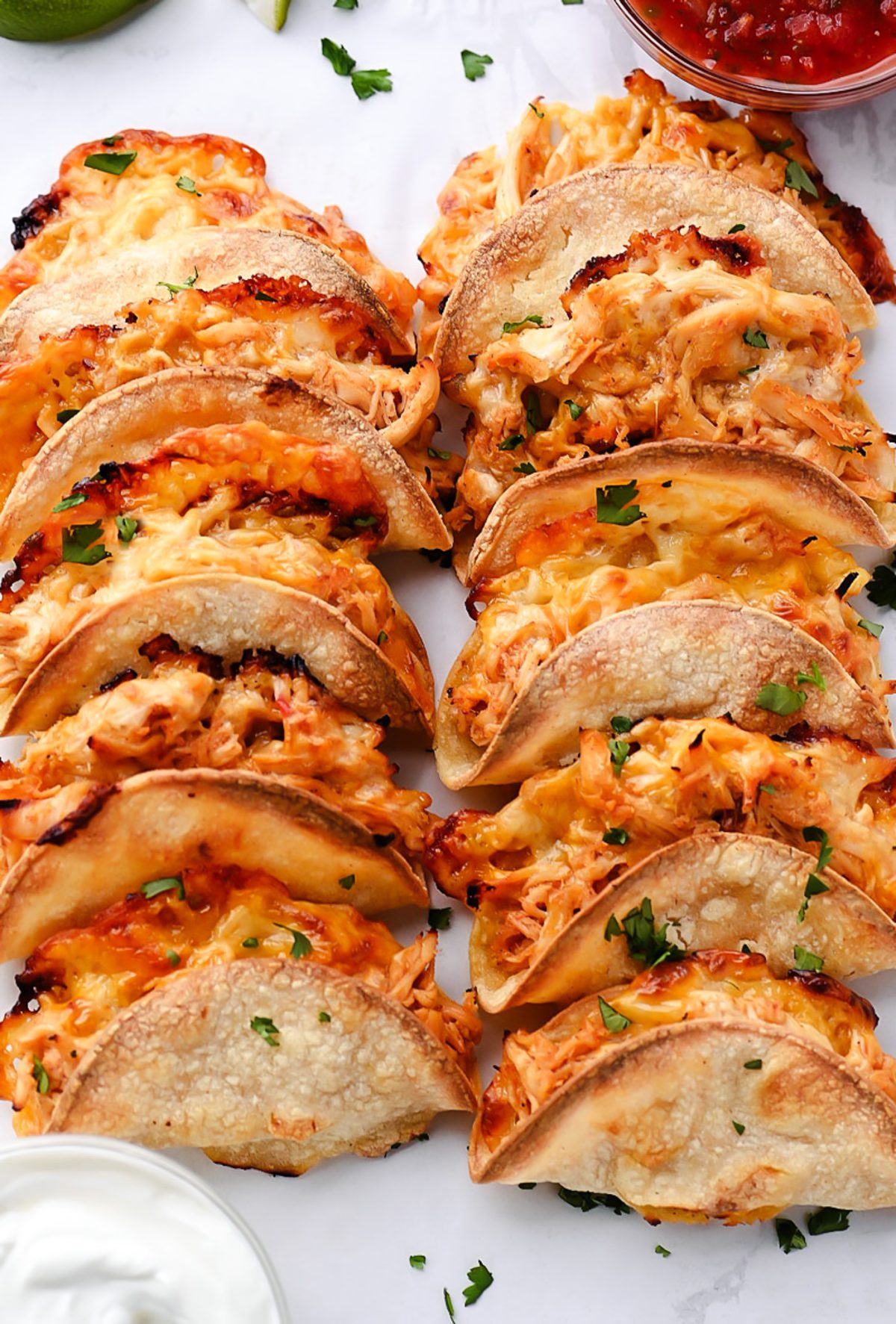 Chicken Tacos with fillings