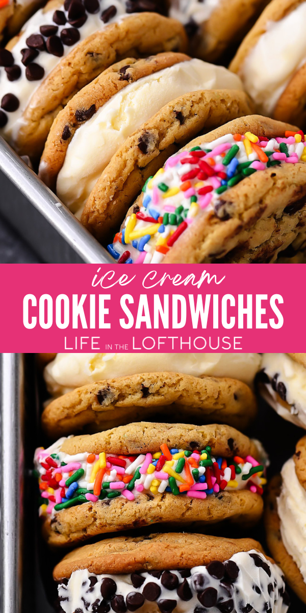 Ice Cream Cookie Sandwiches