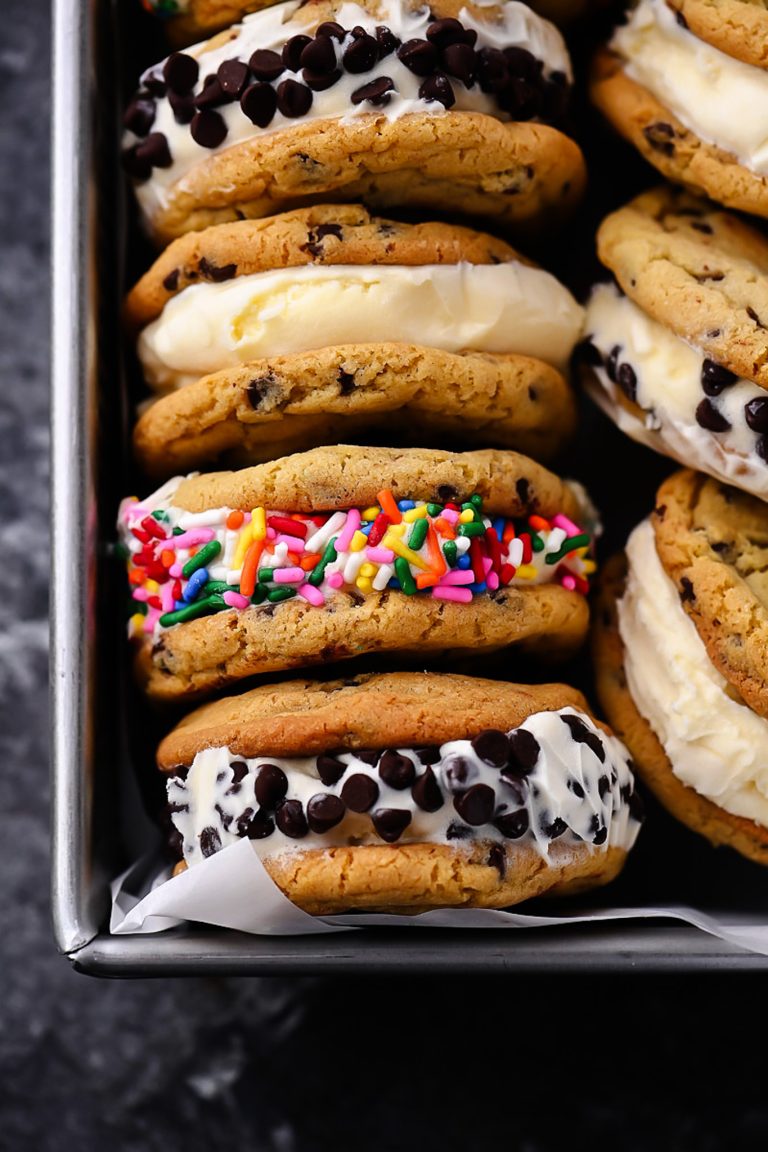 Ice Cream Cookie Sandwiches
