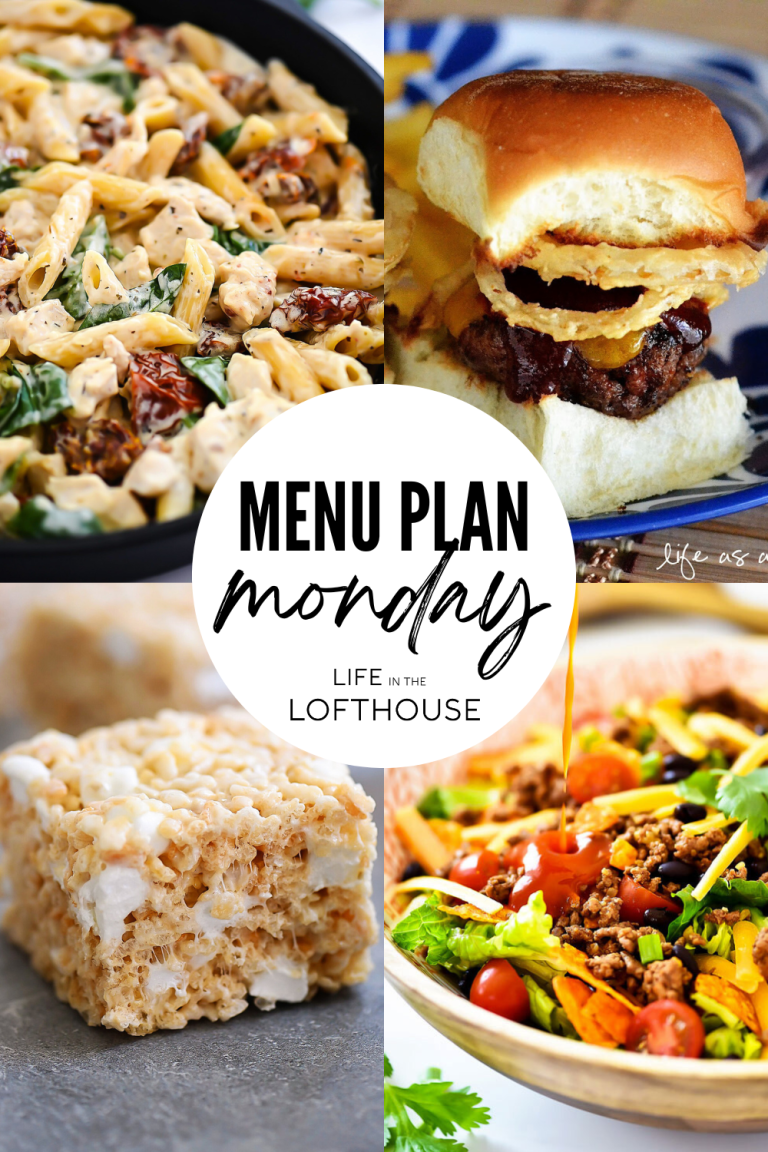 Menu Plan Monday is a collection of family favorite recipes from dinner to dessert.