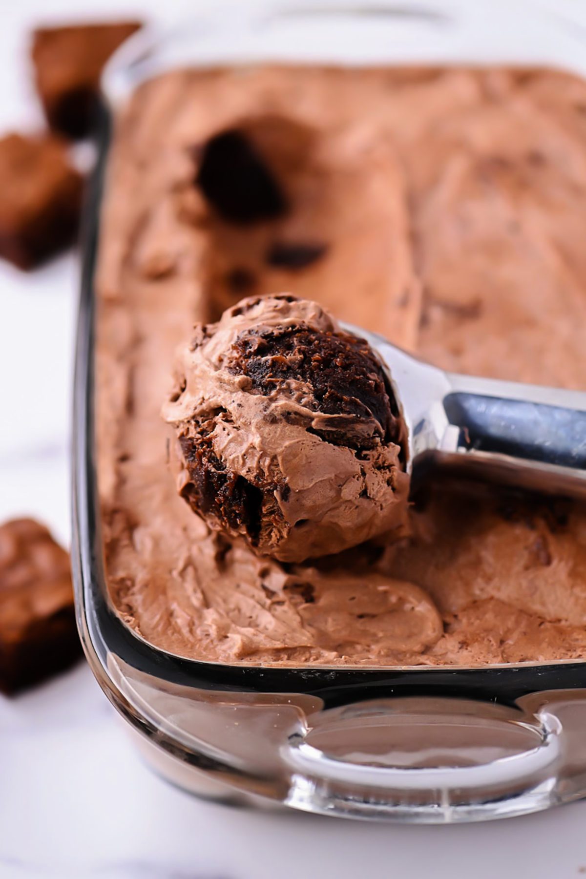 Chocolate Brownie Ice Cream