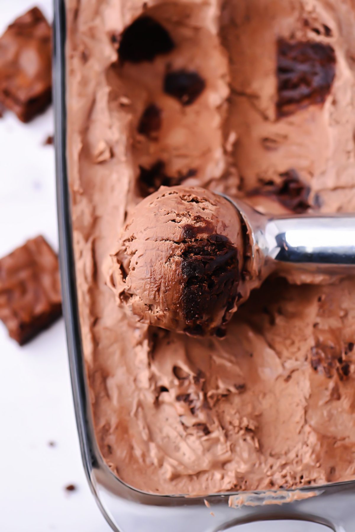 Chocolate Brownie Ice Cream