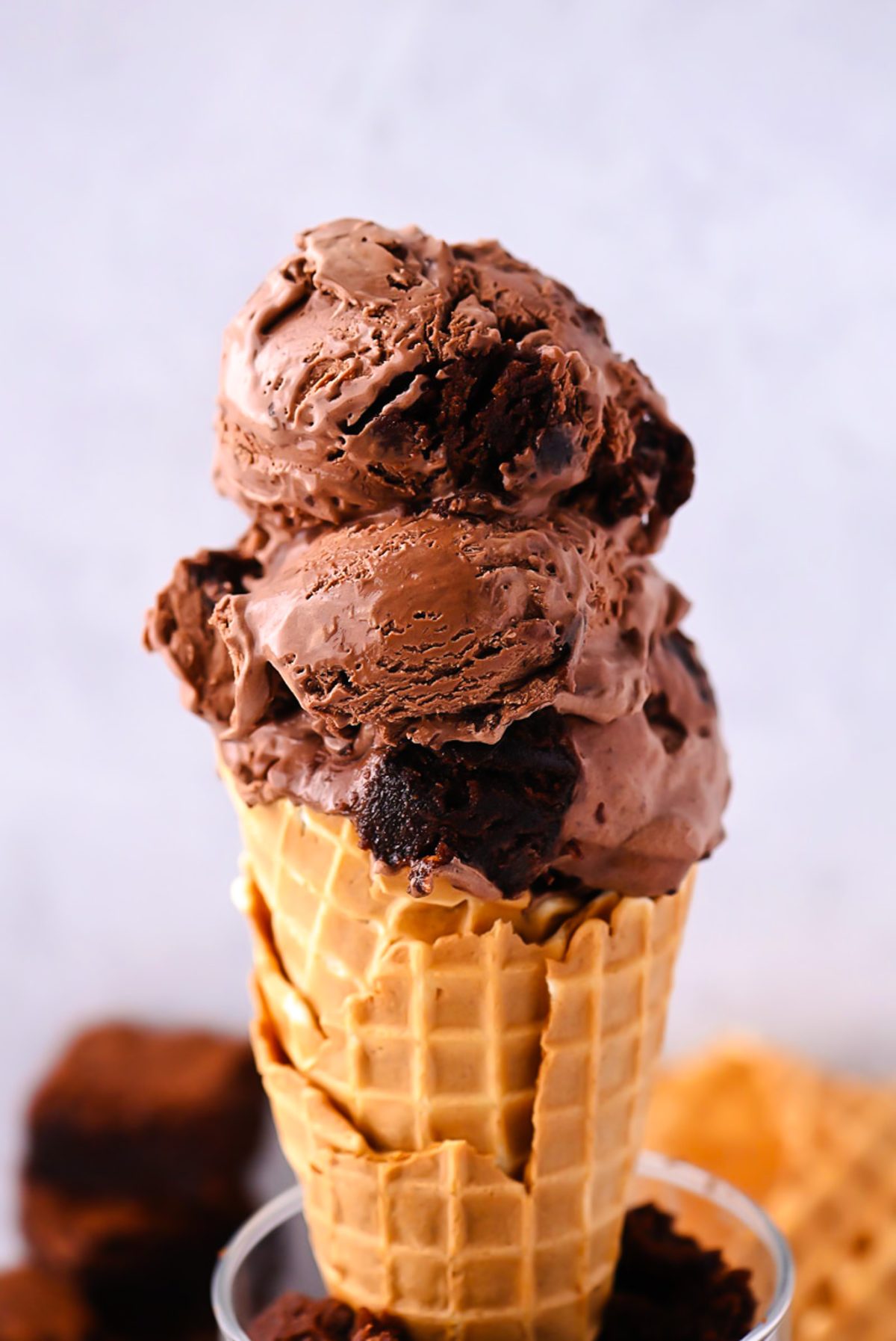 Chocolate Brownie Ice Cream